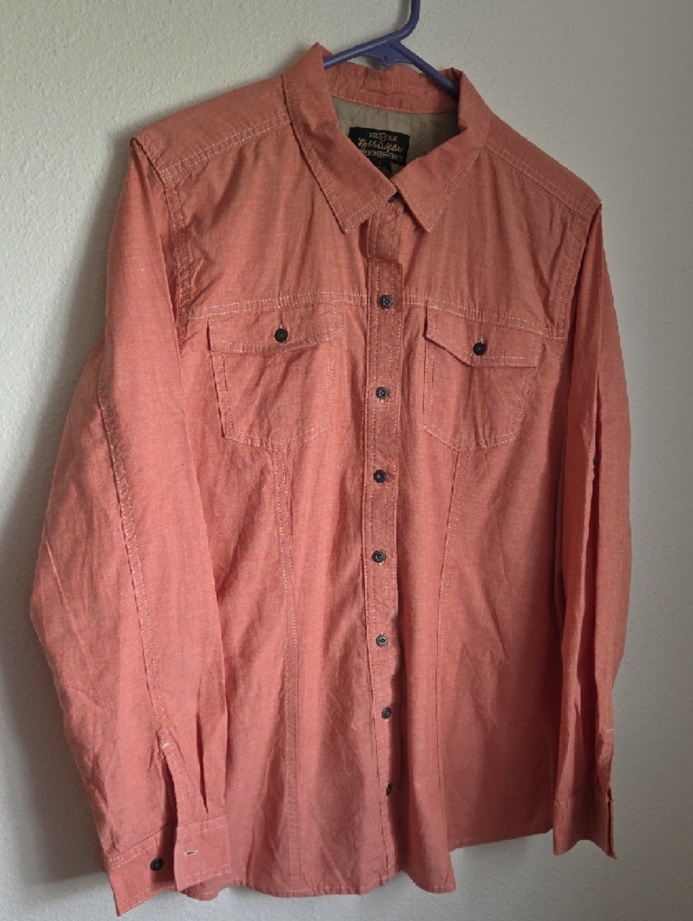 Women's Rose Button-Down Shirt - Picture 3 of 3